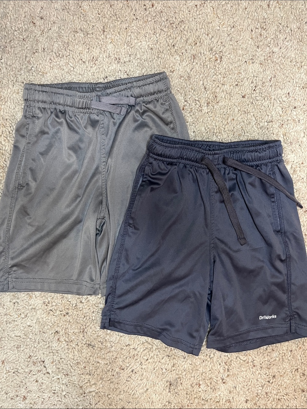 Athletic Works Gray Kids Athletic Shorts Set